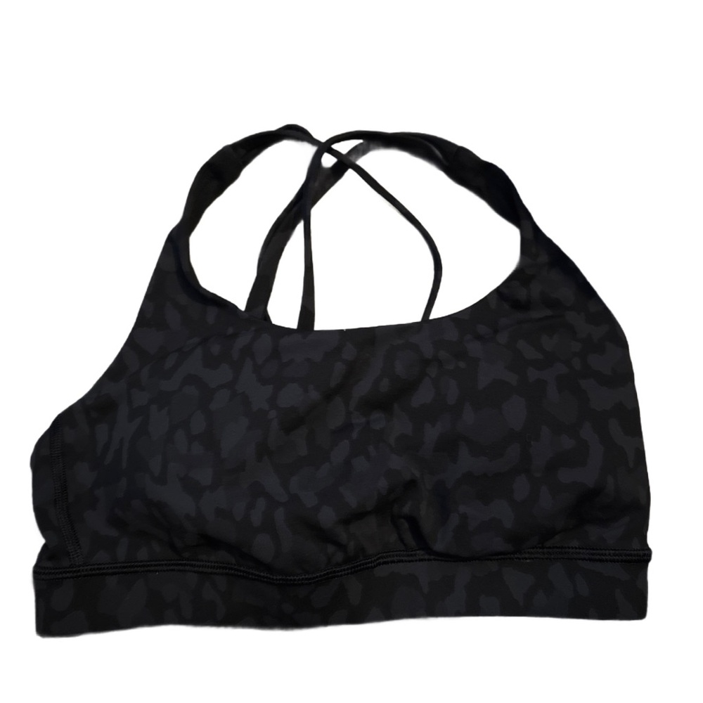 lululemon athletica Black Camo Sports Bra